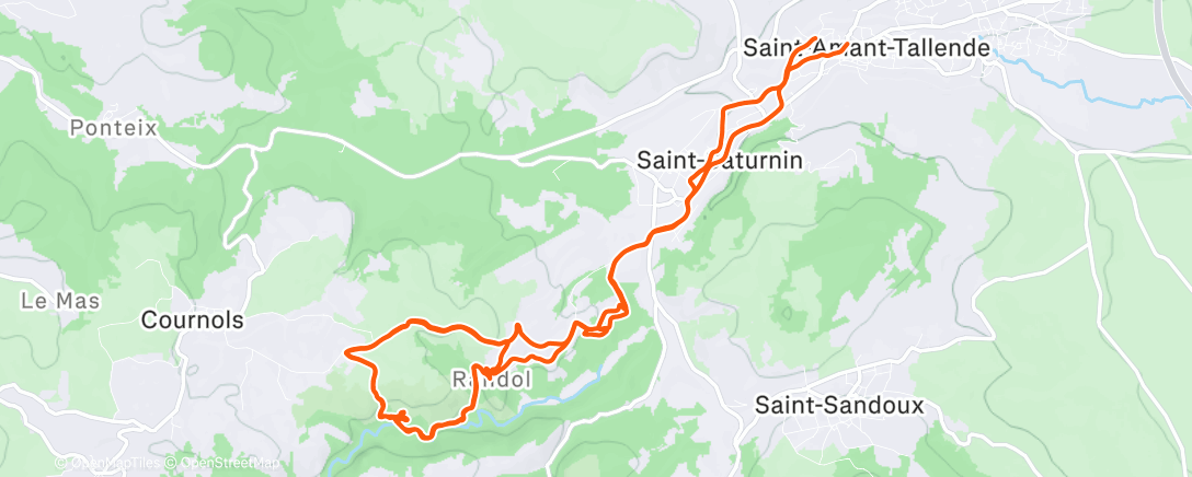 Map of the activity, Wild Part