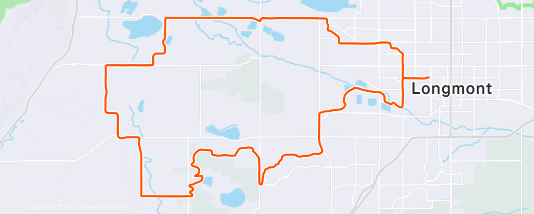 Map of the activity, Ride Afternoon