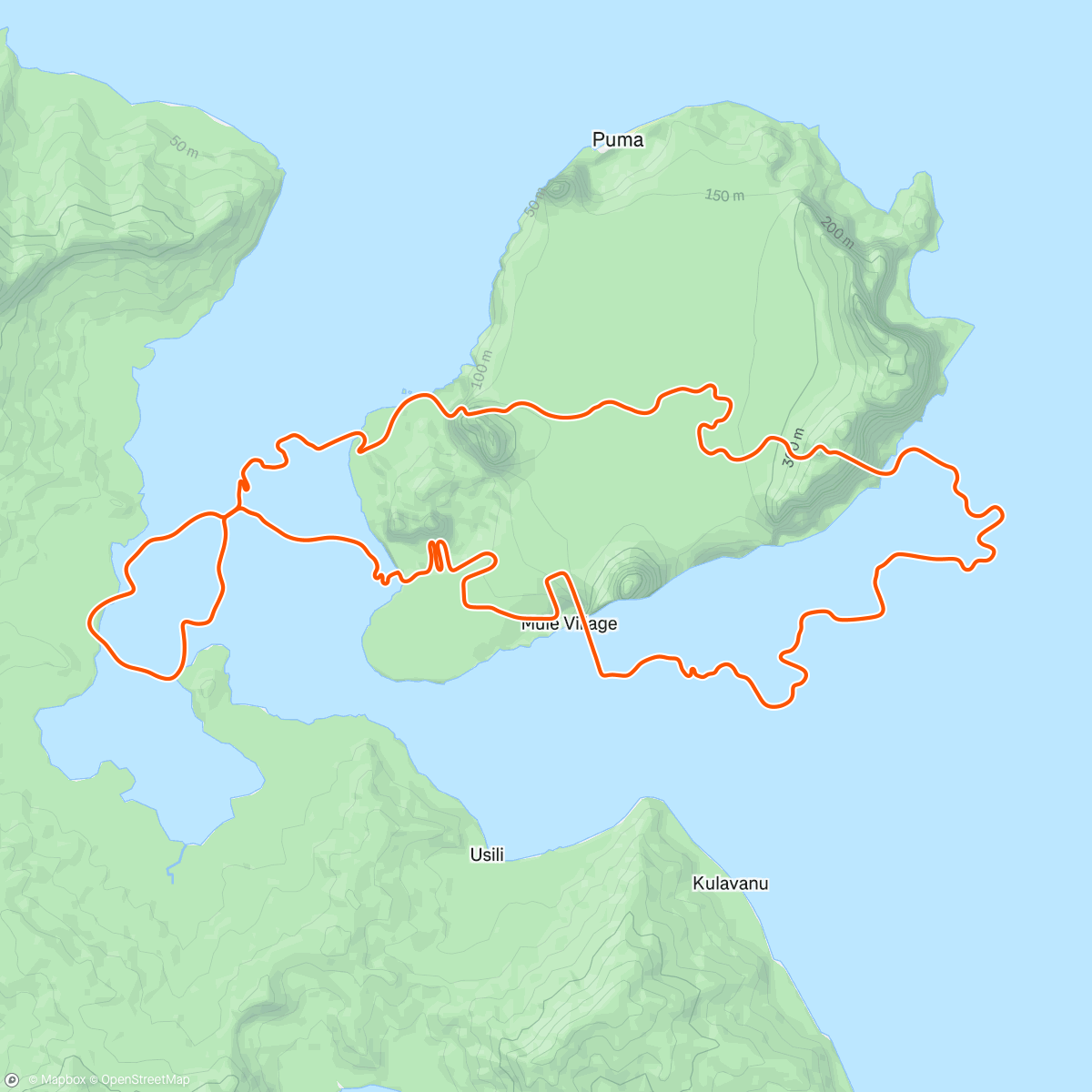 Map of the activity, Ranni hodinka v "baliku"