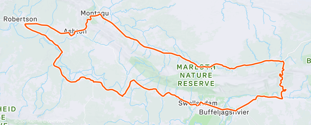 Map of the activity, Morning Ride