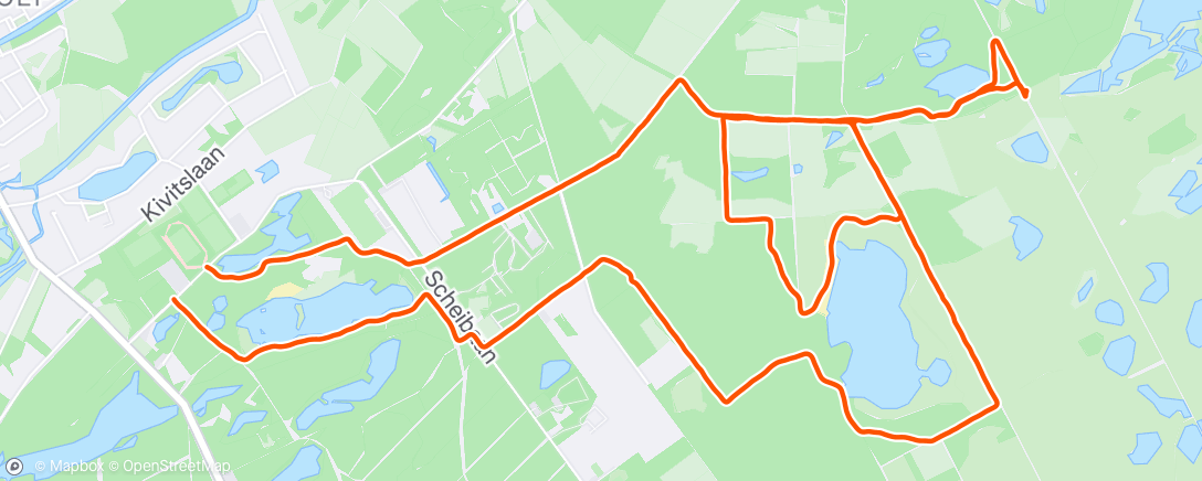 Map of the activity, Dribbel-on