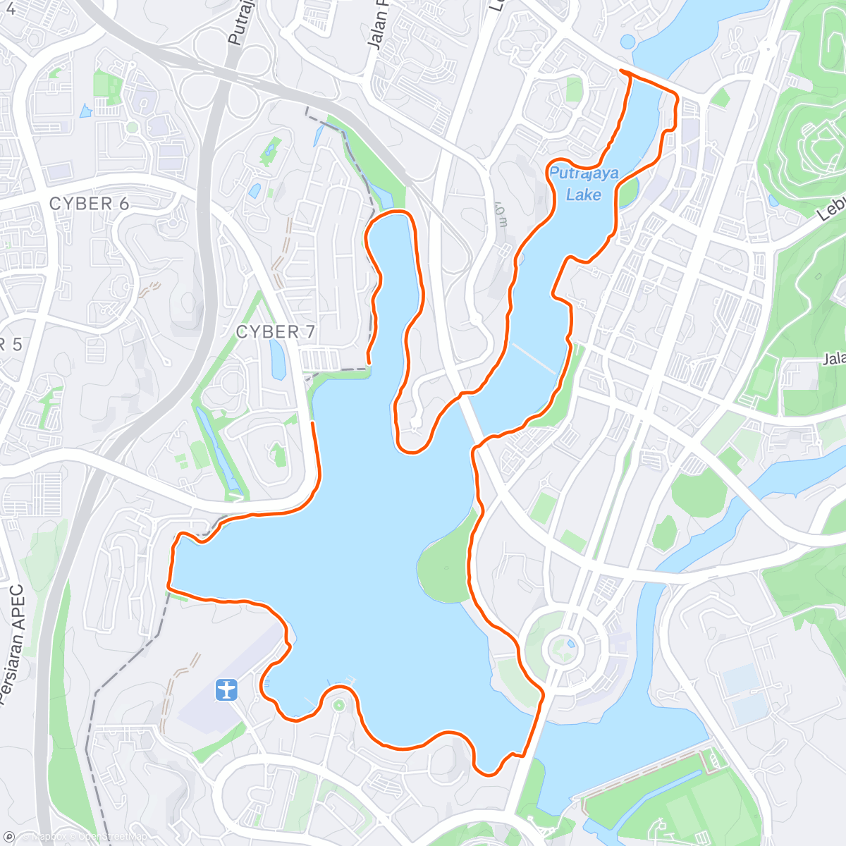 Map of the activity, Garmin HM W6D1 LSD