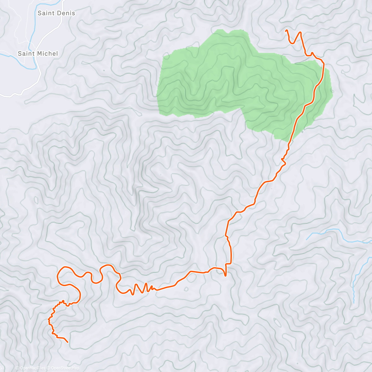 Mapa de la actividad (Zwift - Endurance Miles 90 minutes on La Reine in France)