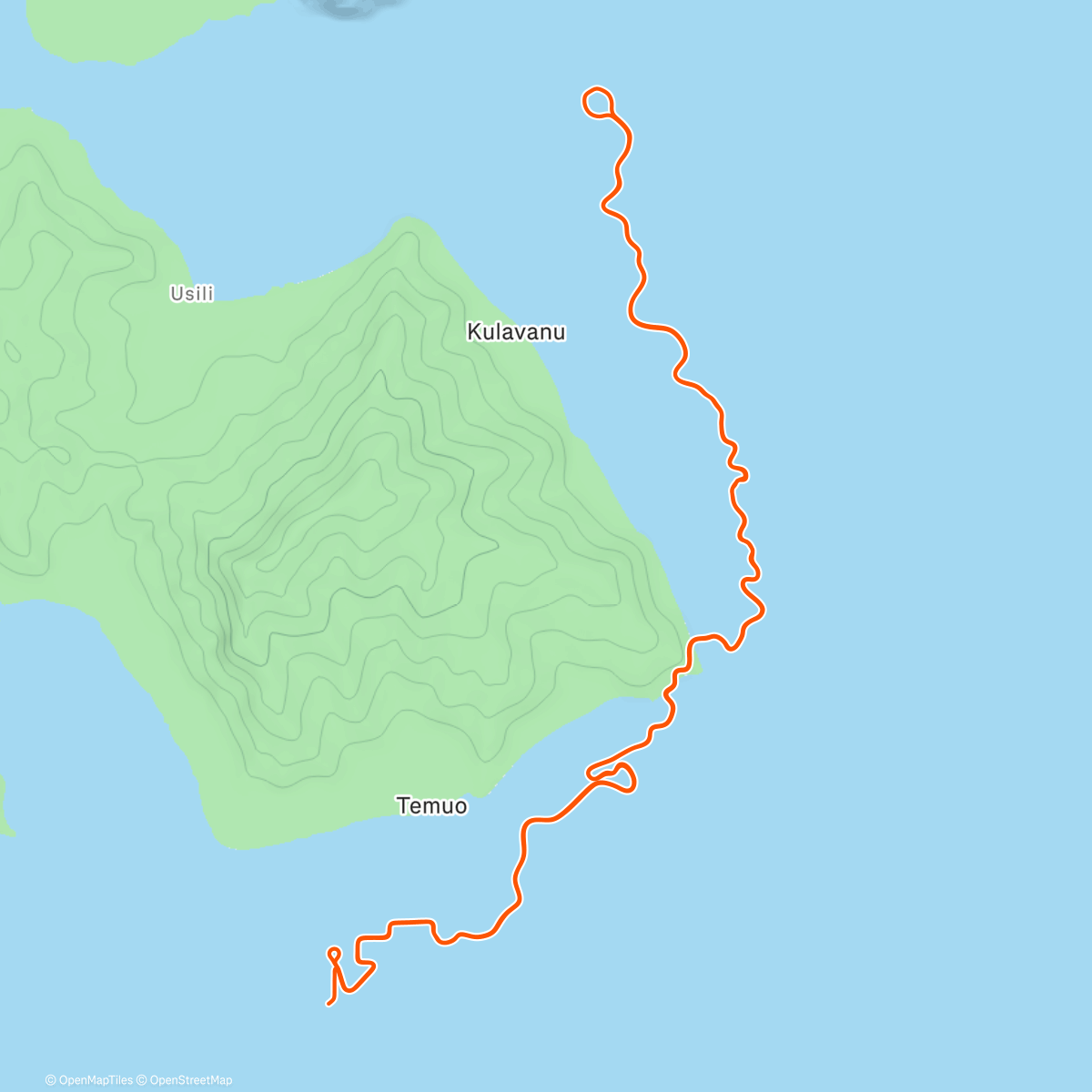 Карта физической активности (Zwift - Group Ride: PACK🐺 SUB2 Festive 500 🎅 (D) on Southern Coast Cruise in Watopia)