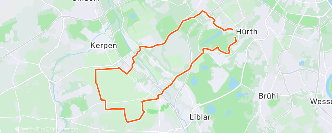 Map of the activity, Radfahren (copy)
