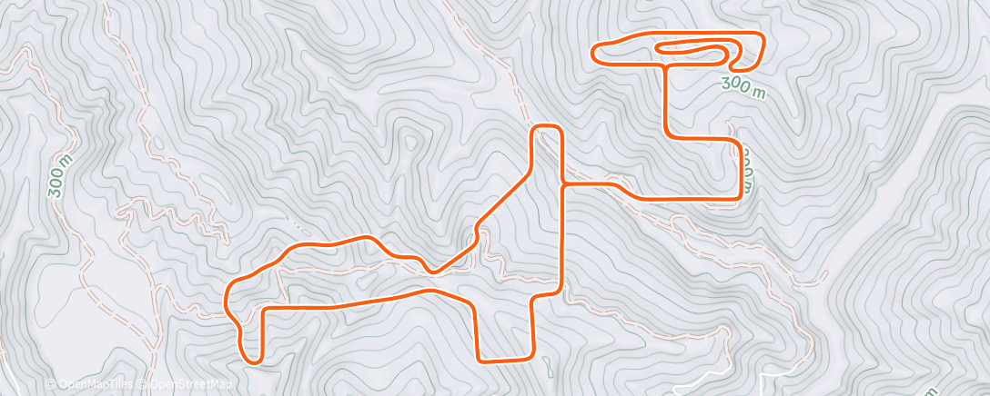 Map of the activity, Strength Tempo #1