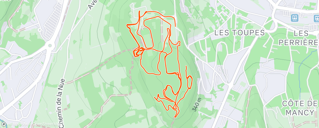 Map of the activity, RECO COUPE DE FRANCE #4 LONS - 1