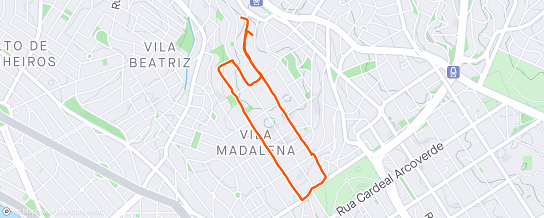 Map of the activity, Morning Run: testing out the achilles in hilly surroundings 🥵 Fitness is miserable, but curious to see how things feels the coming days 🤞
