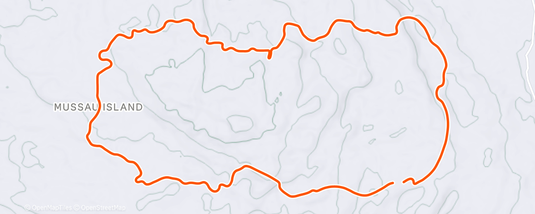 Map of the activity, TrainingPeaks Virtual - Big Loop Reverse