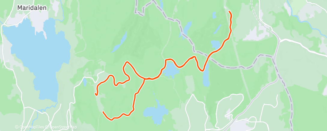Map of the activity, Skate m Trym