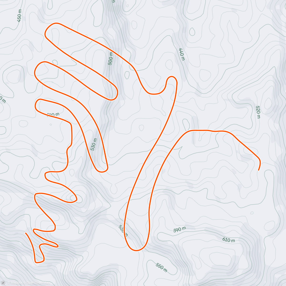 Map of the activity, Back on Track 👌