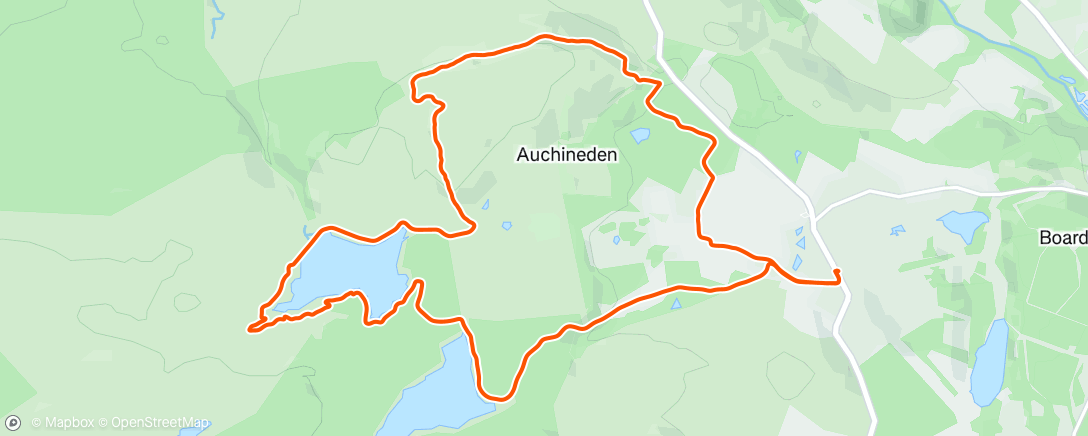 Map of the activity, Whangie, Burncrooks and Kilmannan from St Mocha