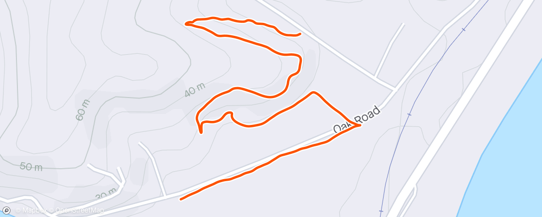 Map of the activity, East Coast Brewery Parkrun