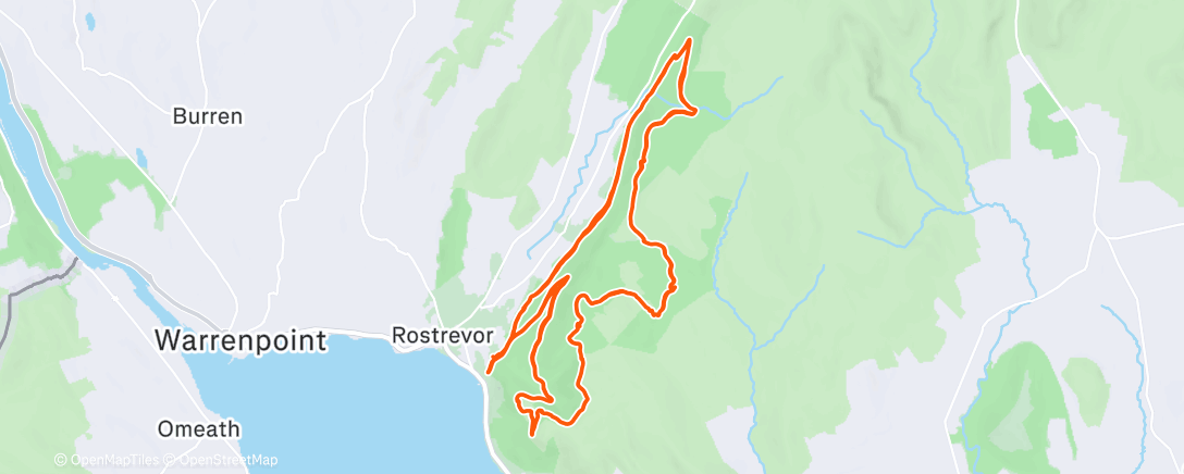 Map of the activity, Morning Ride