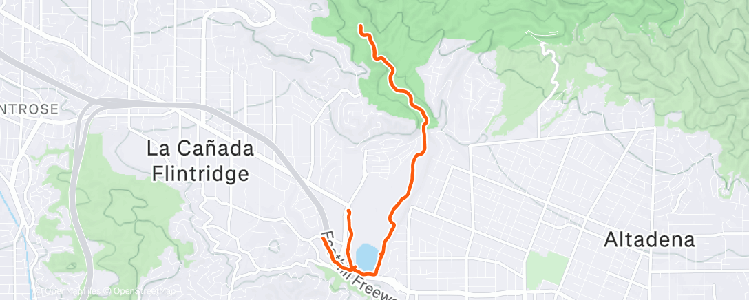 Map of the activity, Flood watch