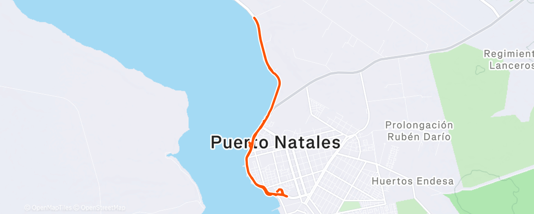 Карта физической активности (Afternoon Run)