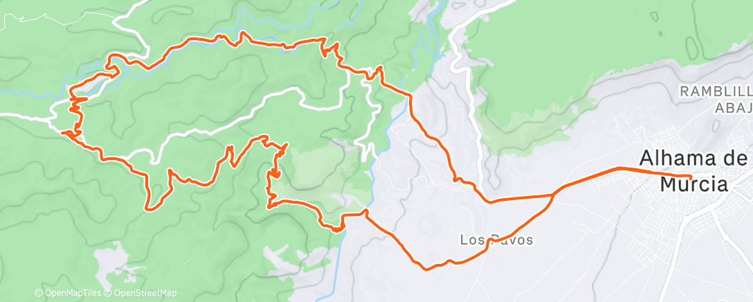 Карта физической активности (Noche buena ride)