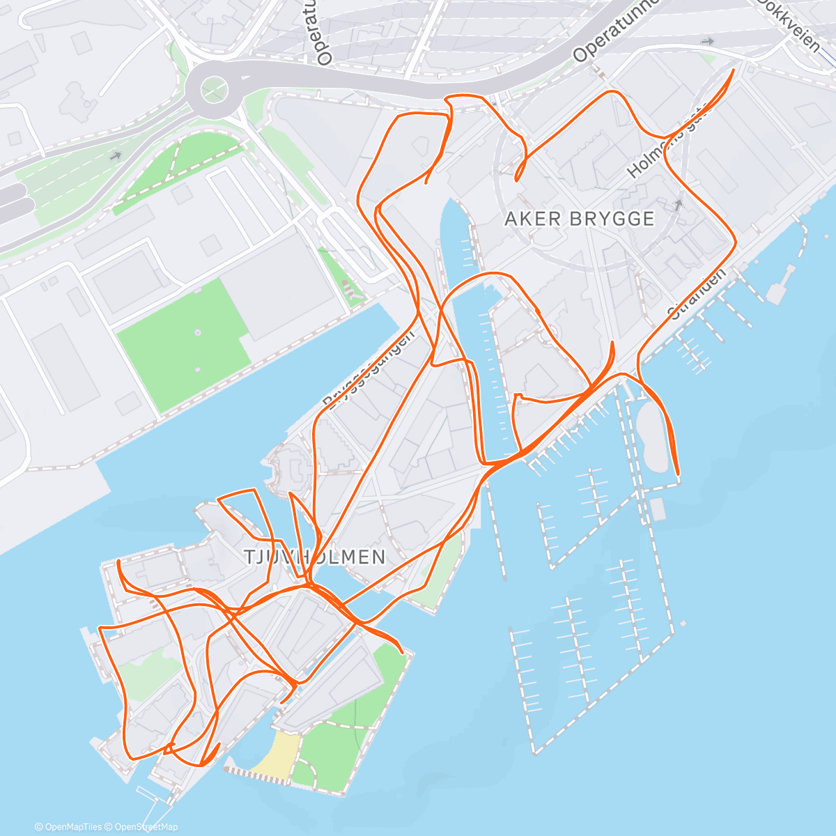 Map of the activity, Orientering ☁️