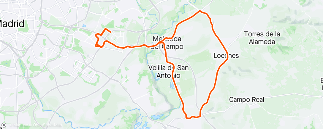 「Bicicleta a la hora del almuerzo」活動的地圖