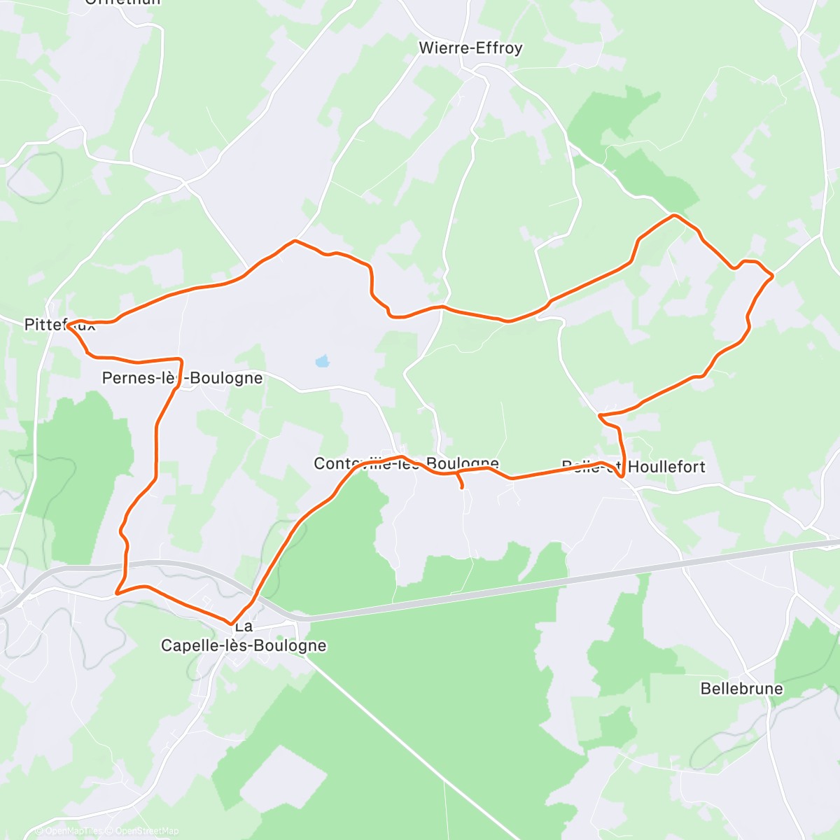 Map of the activity, Working on my tan