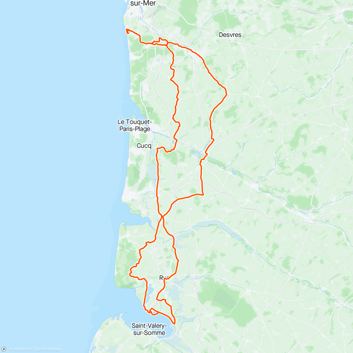 Mapa de la actividad (Sandwich jambon-beure 🥪 in Le Crotoy - Opaalkust)