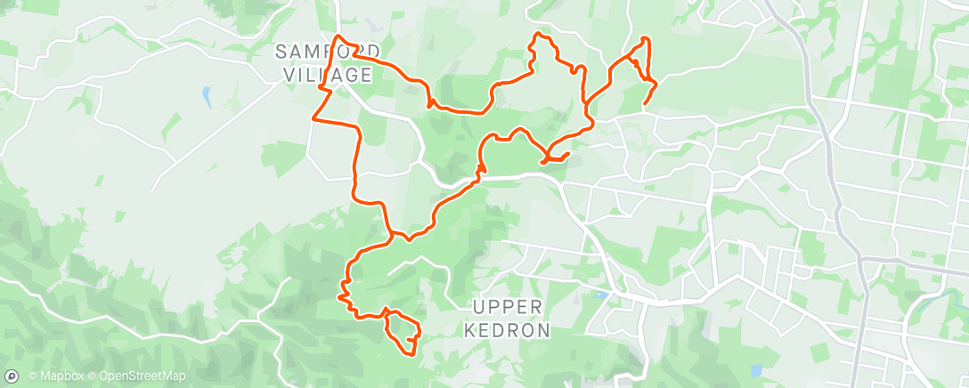 Map of the activity, Morning ride with joy