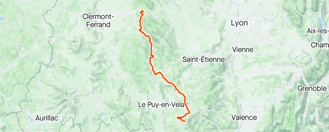 Map of the activity, Criterium du Dauphine - Stage 3