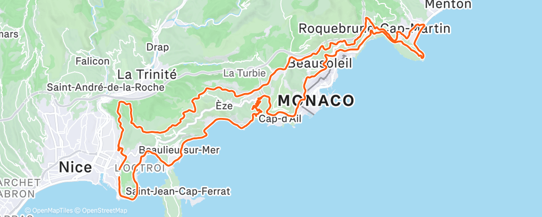 Peta aktivitas, Sortie vélo le matin