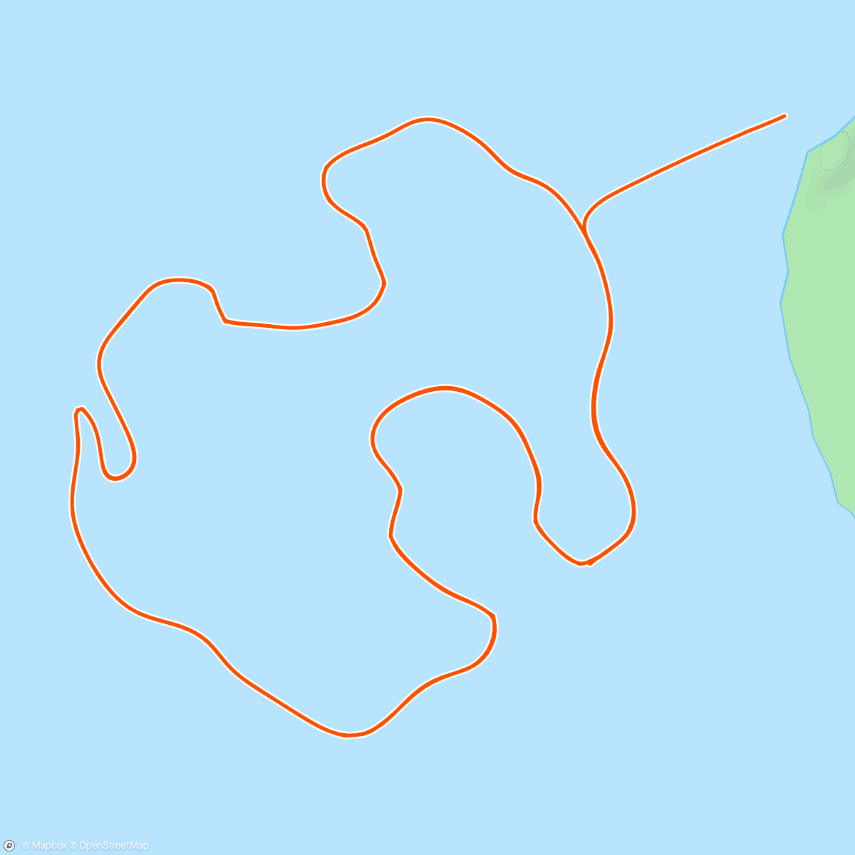 Map of the activity, Zwift - Volcano Circuit in Watopia
