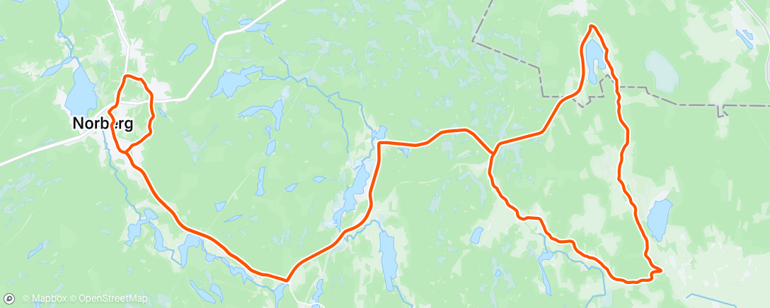 Map of the activity, Morning Ride