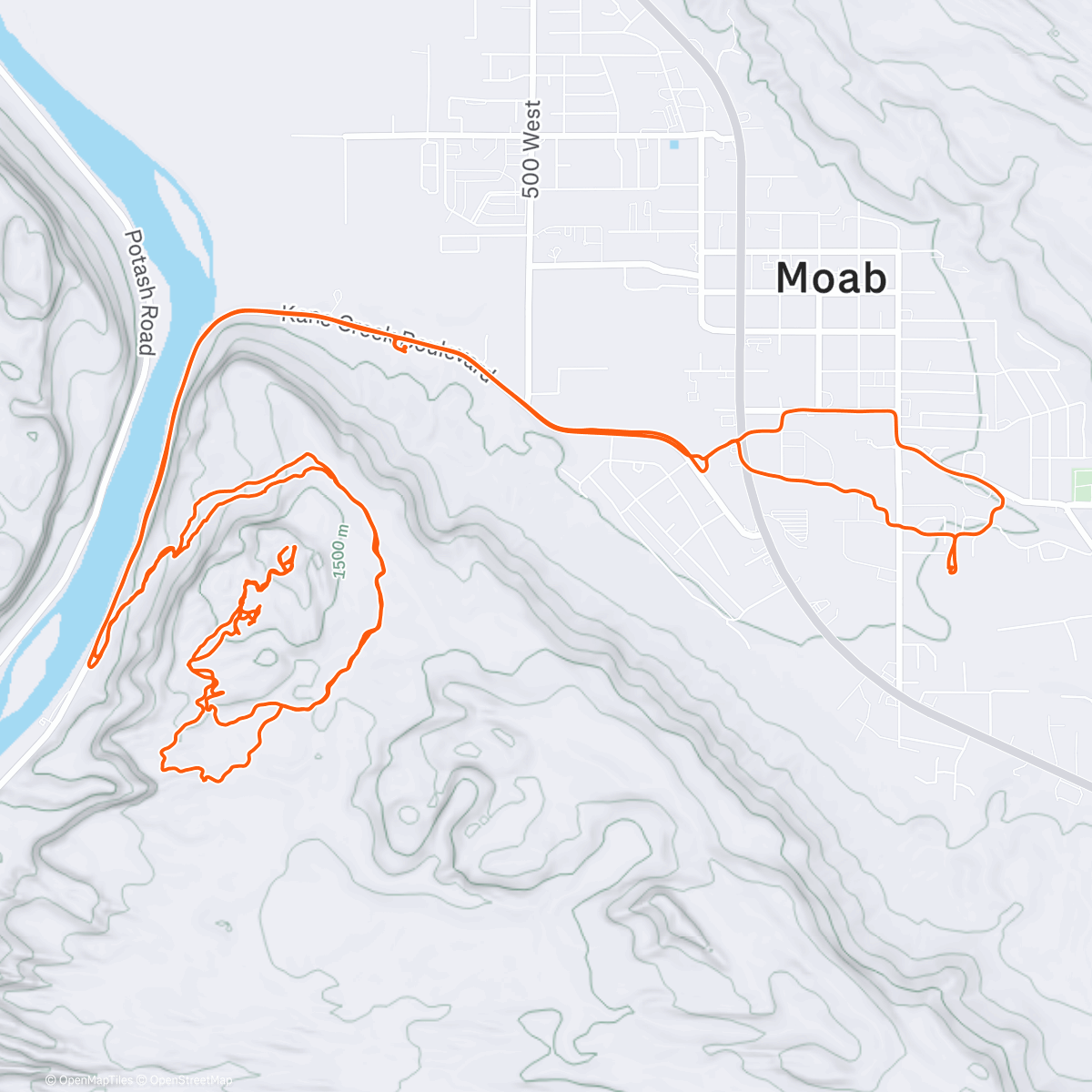 Map of the activity, POM Wonderful