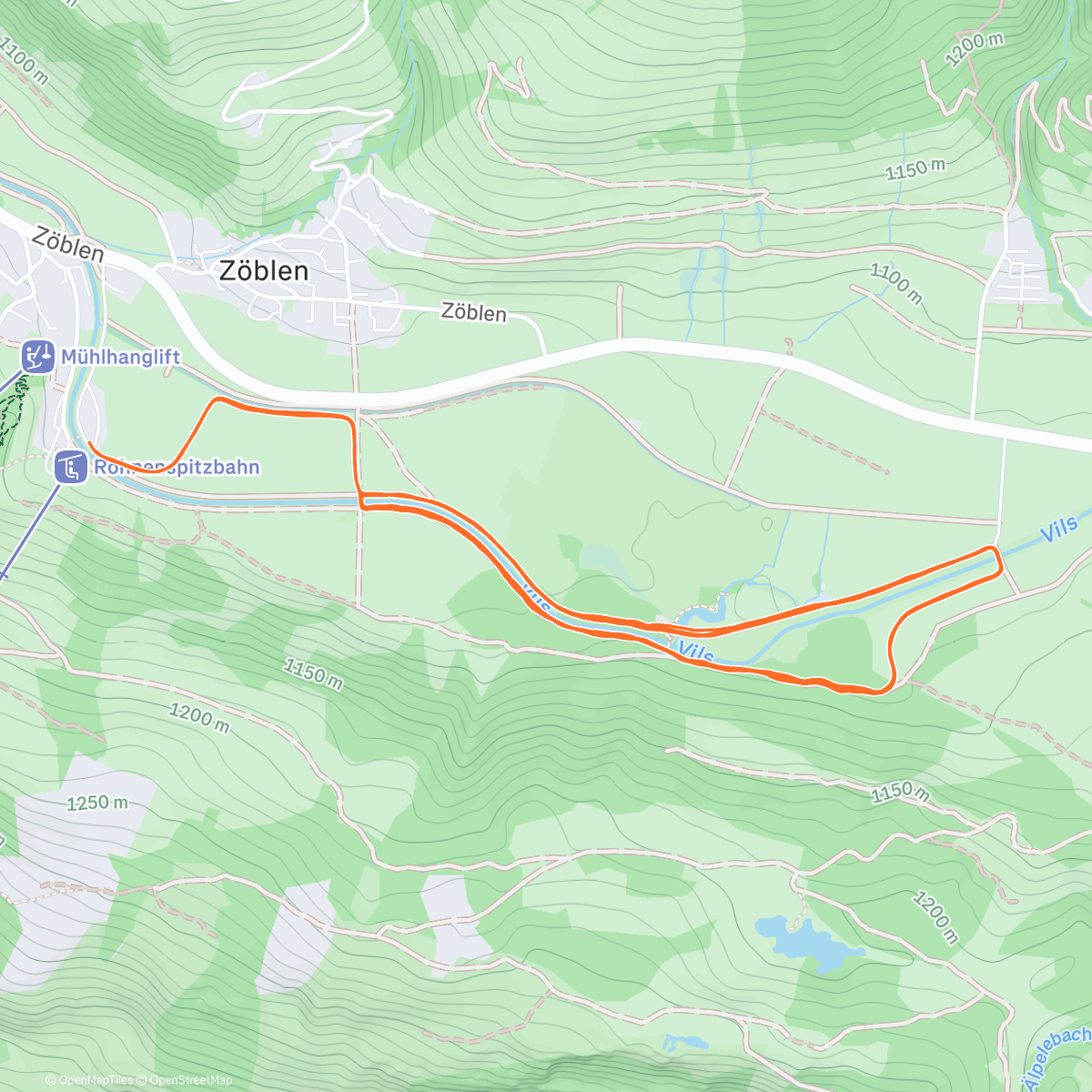 Map of the activity, Schneepflug ❄️