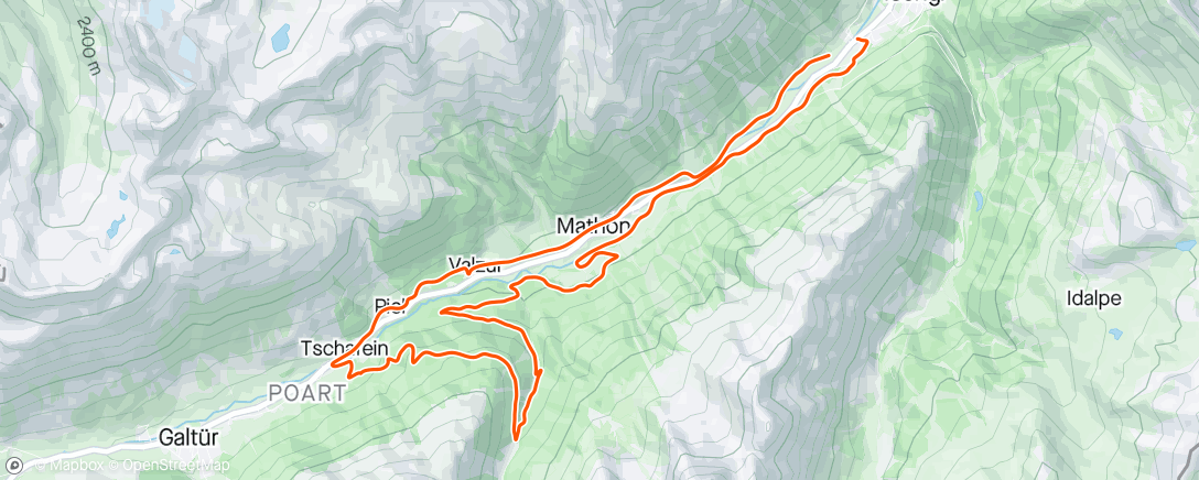 「Mountainbike-Fahrt zur Mittagszeit」活動的地圖