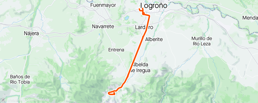 Map of the activity, Viguera y café con Julio ☕️