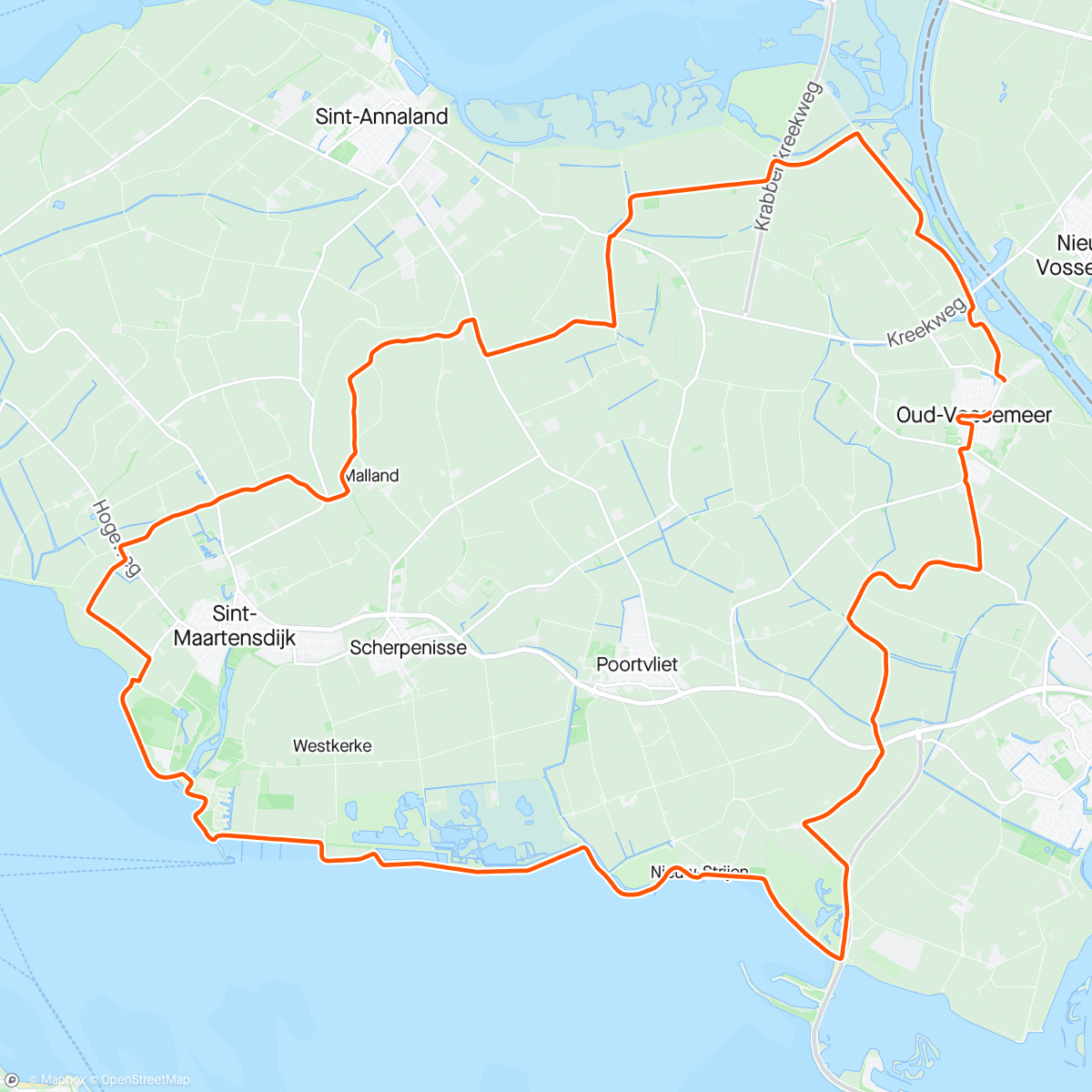 Map of the activity, Lekker weertje en dito windje