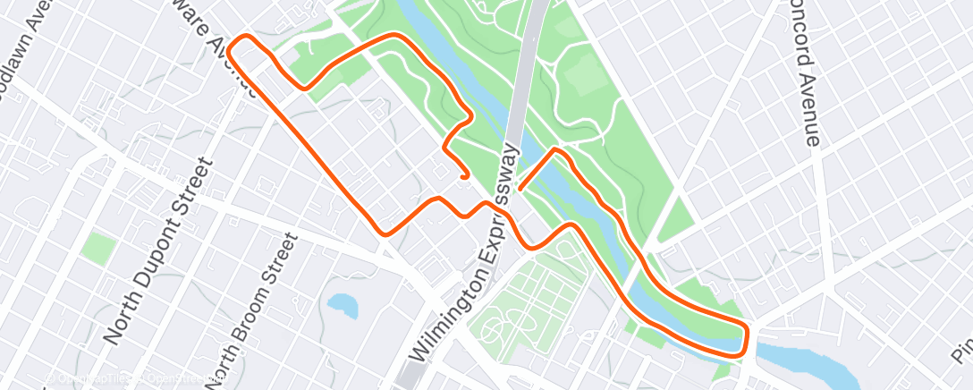 Map of the activity, Happy Runs Are Alike; This One Was Uniquely Windy