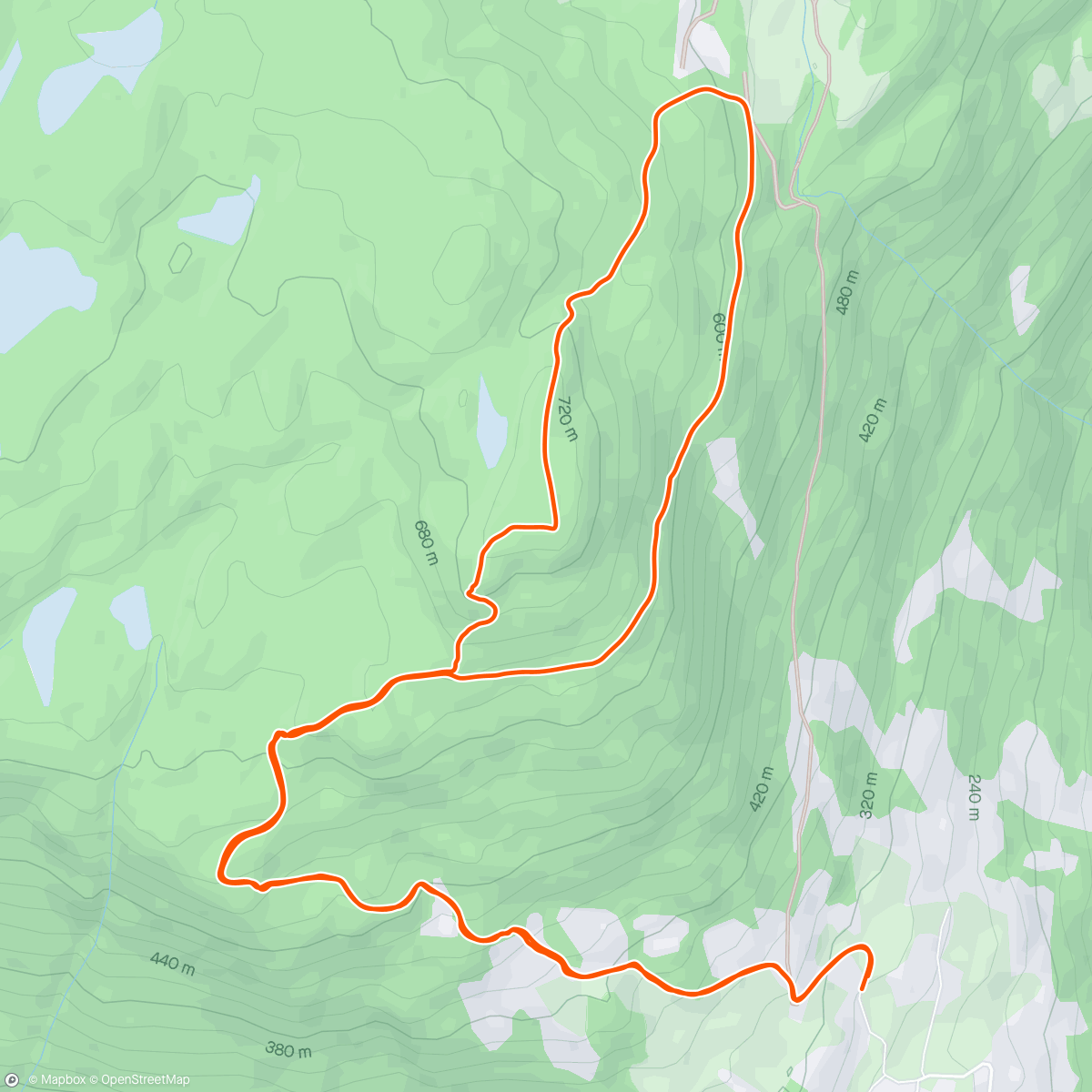 Map of the activity, Stijogg