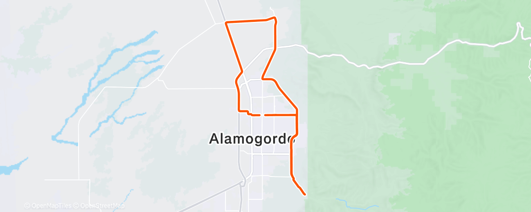 Карта физической активности (Afternoon Ride)