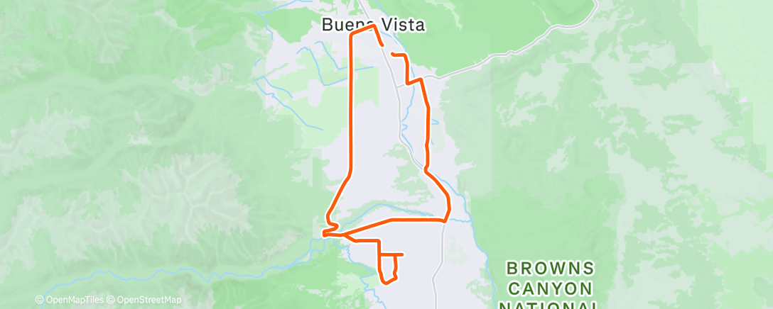 Map of the activity, Scoot'n thru the valley 💨