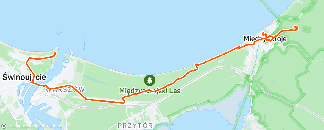 Map of the activity, Morning Ride