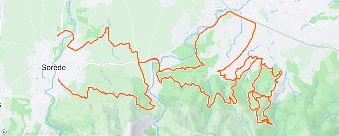 Map of the activity, Premier ride avec mon orbea rise Lt avant de rejoindre les Orres