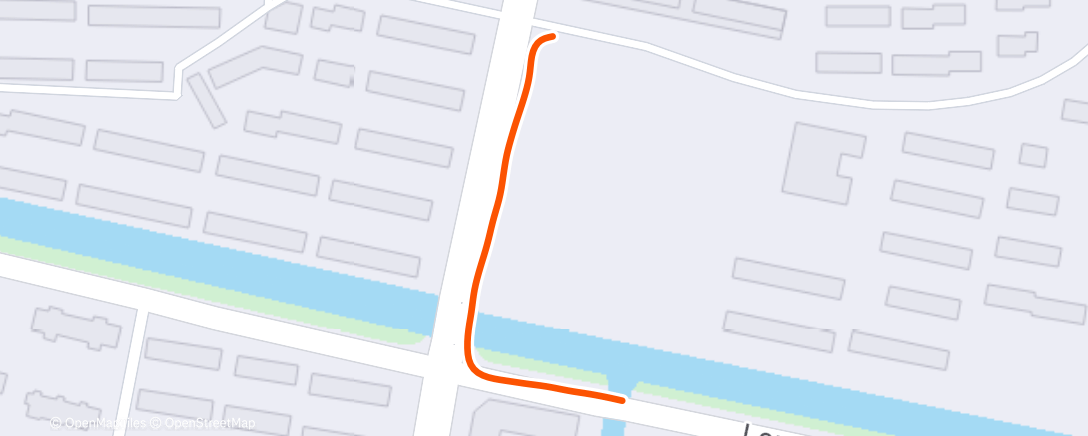 Map of the activity, 傍晚跑步 🌙🥶