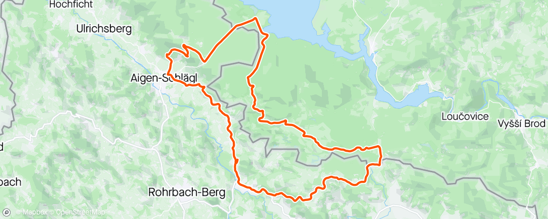 Map of the activity, Ride am Nachmittag