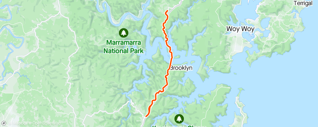 Map of the activity, Mt Dark