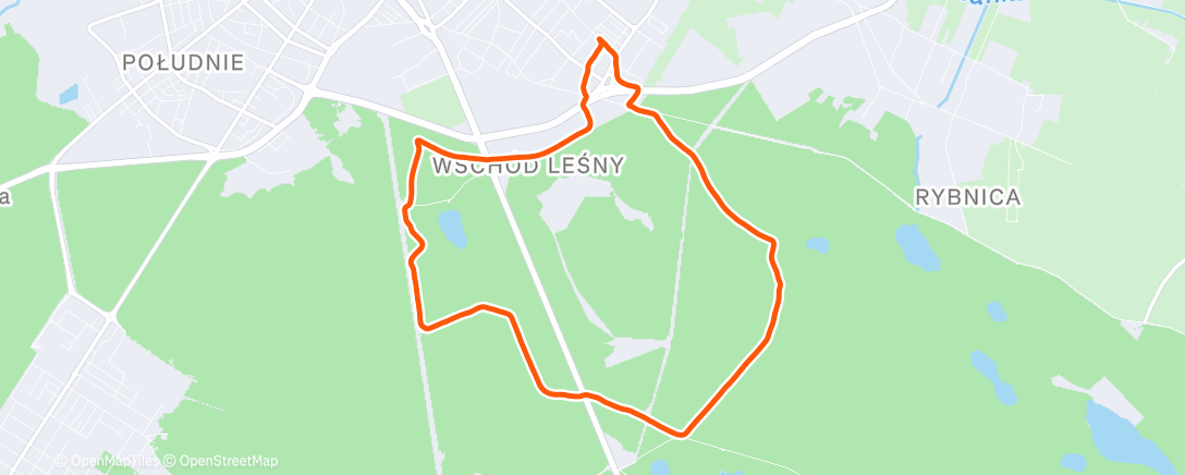 Map of the activity, Lunch Walk