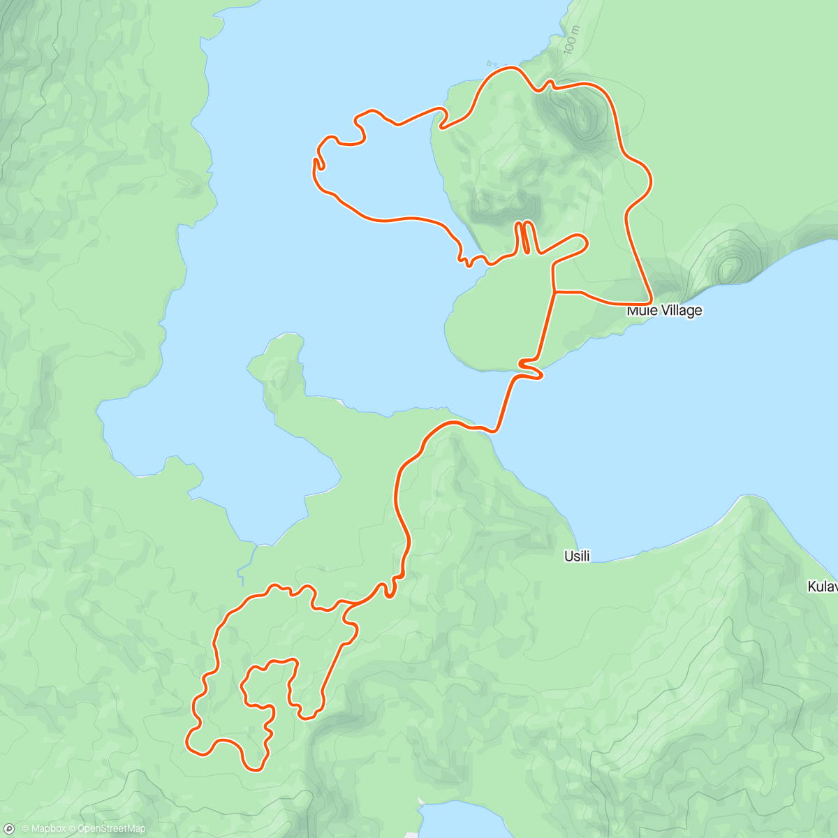 Map of the activity, Zwift - Bricolage in Watopia