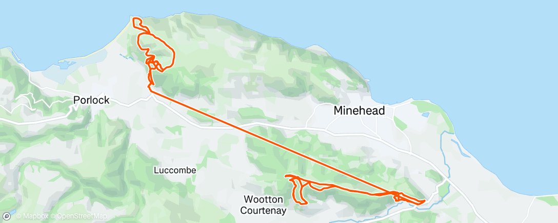 Map of the activity, Afternoon Ride