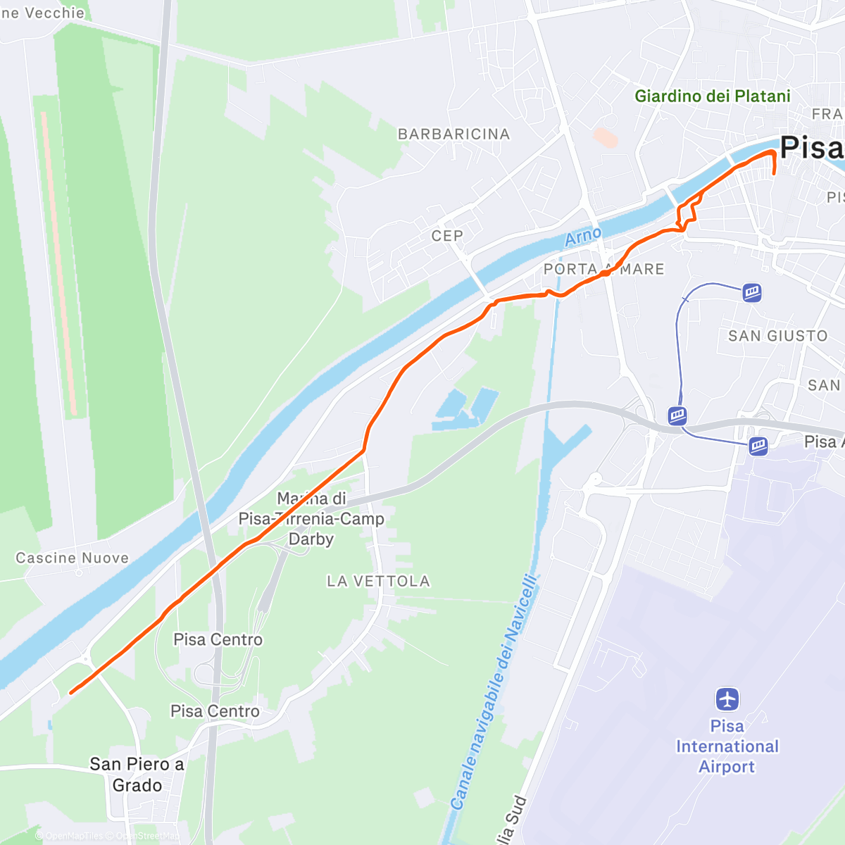 Map of the activity, Easy Hour