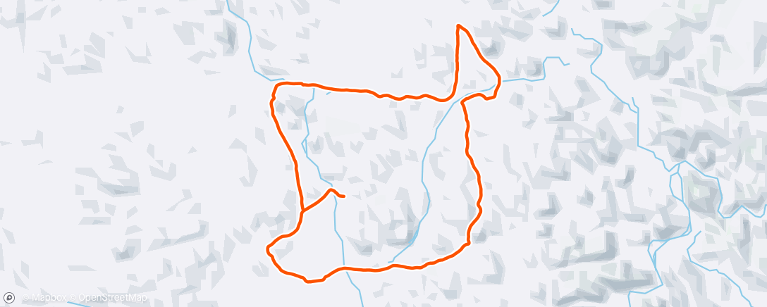 Map of the activity, Morning Mountain Bike Ride