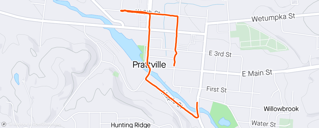 Mapa de la actividad (Walk 2 miles DTP)